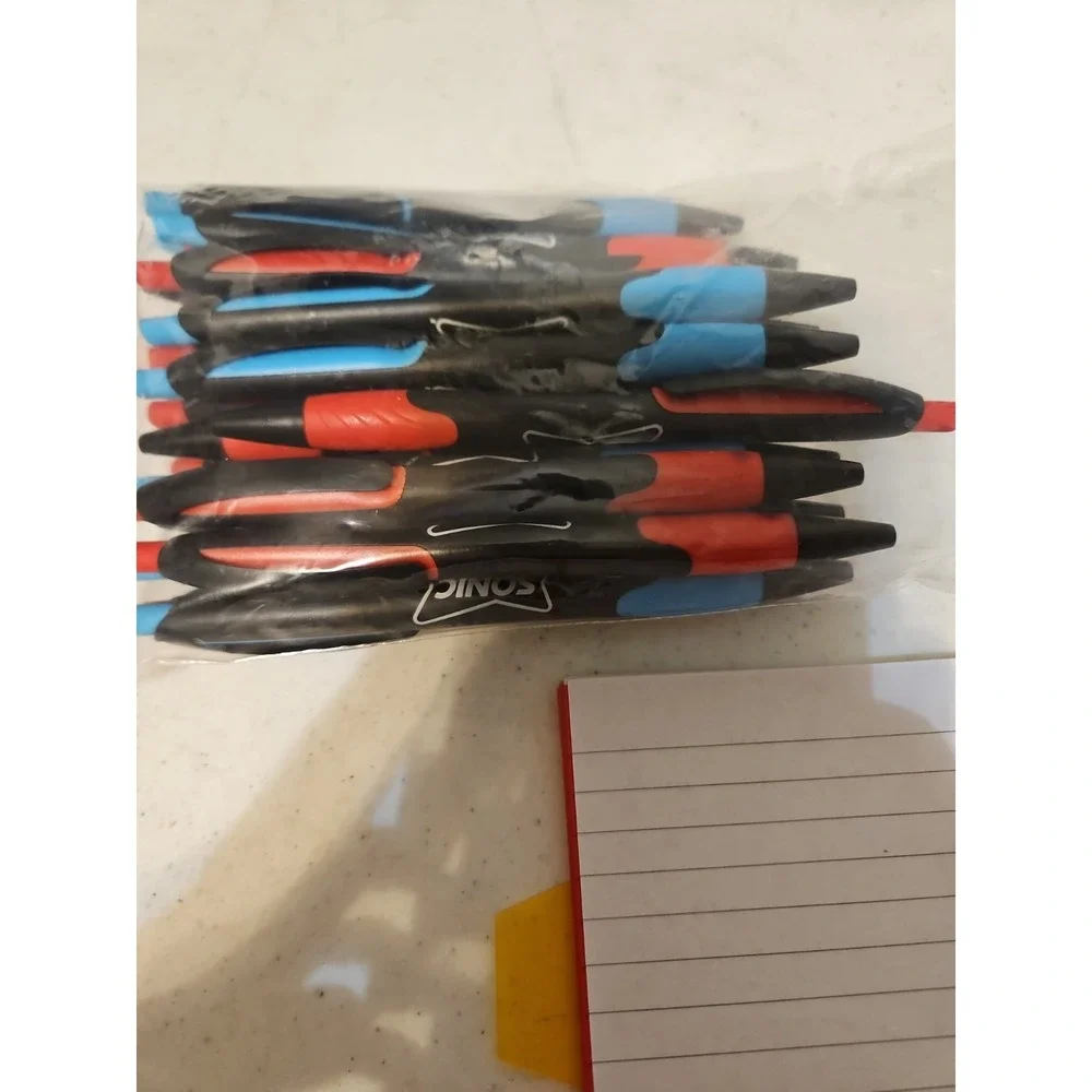 Ink Pens Lot Of 50 Retractable Click Pens Black/red Black/blue Black Ink New‎